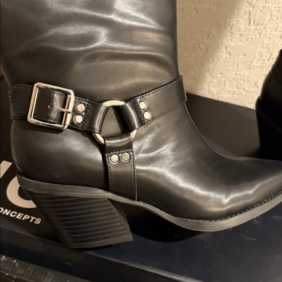 INC International Concepts Black Over the Knee Boots - Picture 7 of 9